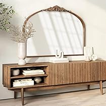 ビンテージ感溢れるゴールドフレームの鏡 Amazon.co.jp: ミラー 大きな鏡 アンティークゴールド 装飾壁